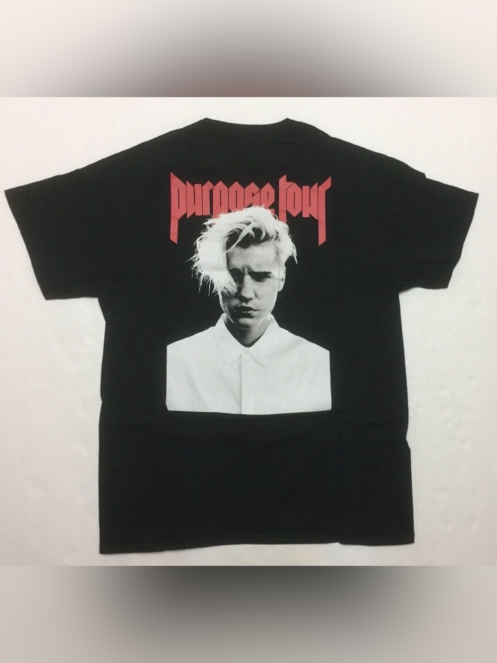 Justin Bieber T-Shirt Purpose Tour 2016 Medium Merch Medium "Justin Forever"